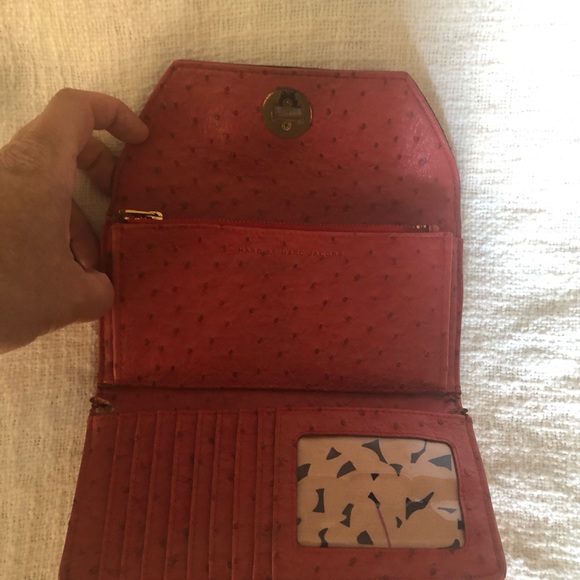 Marc by Marc Jacobs ostrich-print wallet - Picture 6 of 10